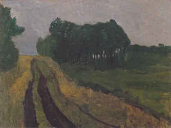 Evening Landscape with Pines